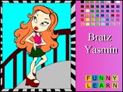 Bratz Yasmin Coloring 2