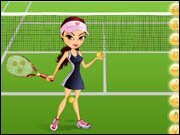 Energetic Tennis Player