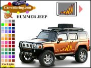 Hummer Jeep Coloring