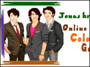 Jonas Brothers Online Coloring