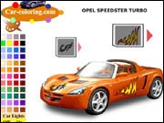 Opel Speedster Turbo Coloring